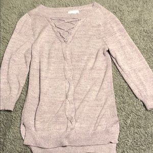 New York company purple blouse for women.